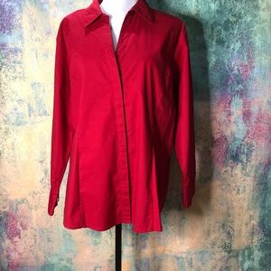 📞📞 Riders Lee Red long Sleeves Blouses - Shirt